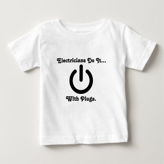 Elektriciens doen het... met stekkers. (Voorkant)