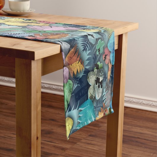 Elektriciens Gereedschap Hawaïaanse Tropische Prin Korte Tafelloper (Voorbeeld)