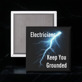 Elektriciens houden je aan de grond magneet