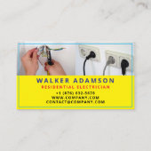 Elektriciens, Visitekaartjes (Voorkant)