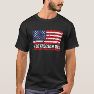 Elektricienvader voor Elektroarbeider of Electrica T-shirt
