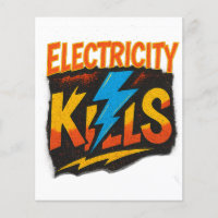Elektriciteit doodt gewaagd graffiti-ontwerp