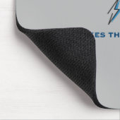 Elektriciteit: een verlicht huis in een uitgestrek muismat (Hoek)