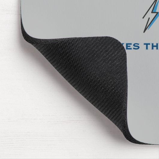 Elektriciteit: een verlicht huis in een uitgestrek muismat (Hoek)