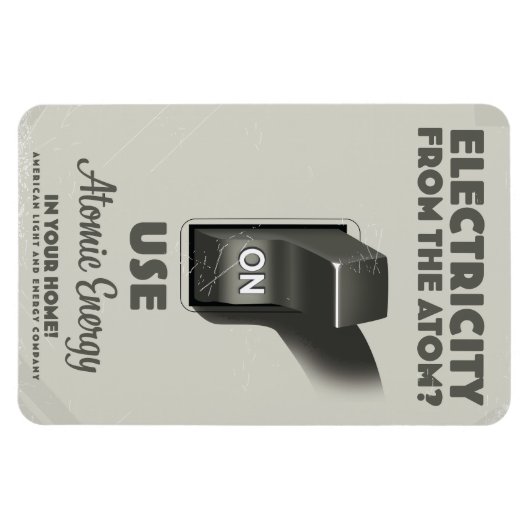 Elektriciteit uit het Atom Magneet (Horizontaal)