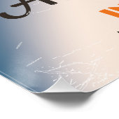 Elektriciteit uit het Atom? Perfect Poster (Hoek)