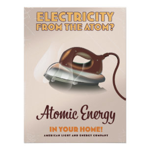 Elektriciteit uit het Atom? Perfect Poster