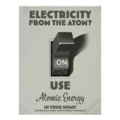 Elektriciteit uit het Atom Perfect Poster (Voorkant)