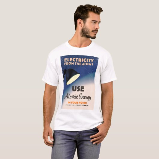 Elektriciteit uit het Atom? T-shirt (Voorkant volledig)
