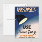 Elektriciteit uit het Atoom? Briefkaart (Voorkant / Achterkant)