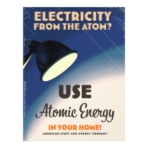 Elektriciteit uit het Atoom? Foto Afdruk