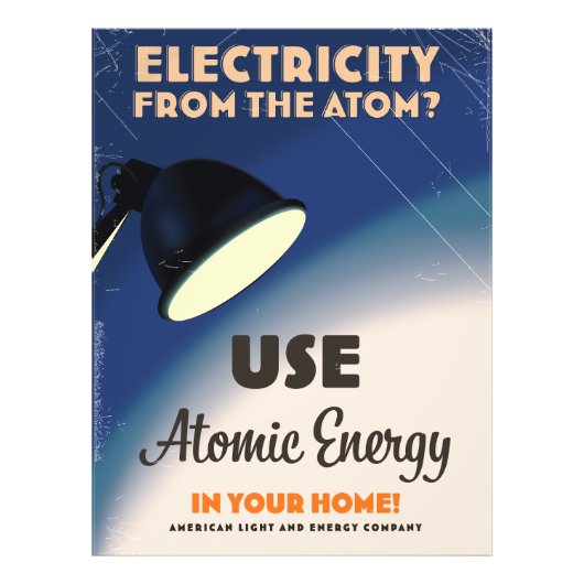 Elektriciteit uit het Atoom? Foto Afdruk (Voorkant)