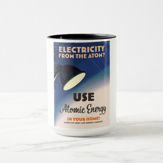 Elektriciteit uit het Atoom? Mok (Midden)