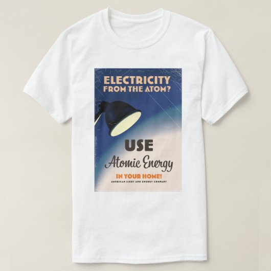 Elektriciteit uit het Atoom? T-shirt (Design voorkant)