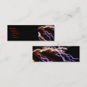 Elektriciteit!...Visitekaartje Mini Visitekaartje (Voorkant / Achterkant)