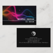 Elektriciteit voor elektricien visitekaartje (Voorkant / Achterkant)