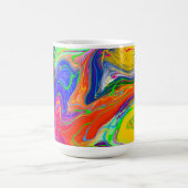 Elektriciteitsdisco maakt marmer fluid Art Koffiemok (Center)