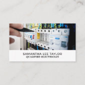 Elektriciteitsdoos, elektricien visitekaartje (Voorkant)