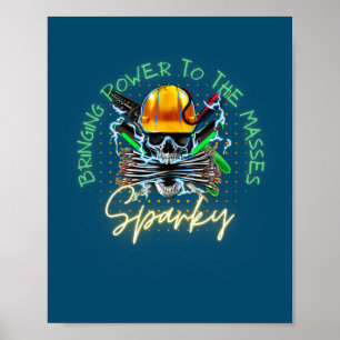 Elektriciteitselektricien Poster