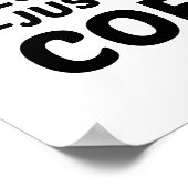 ELEKTRICITEITSINSTANT VOEG KOFFIE TOE POSTER (Hoek)