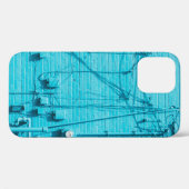 ELEKTRICITEITSMETER OP BLAUW BRICK WALL Case-Mate iPhone CASE (Achterkant (horizontaal))