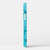 ELEKTRICITEITSMETER OP BLAUW BRICK WALL Case-Mate iPhone CASE (Achterkant / Rechts)