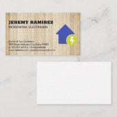 Elektriciteitspictogram Visitekaartje (Voorkant / Achterkant)