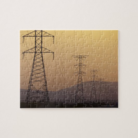 Elektriciteitspylons Legpuzzel (Horizontaal)