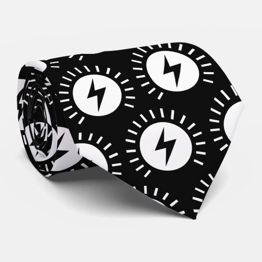 Elektriciteitsspanning ontwerp aangepaste stropdas (Opgerold)