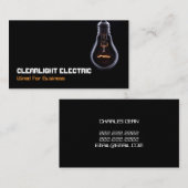 Elektriciteitsvoorziening Visitekaartje voor elekt (Voorkant / Achterkant)