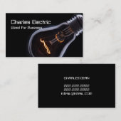 Elektriciteitsvoorziening Visitekaartje voor elekt (Voorkant / Achterkant)