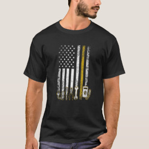 Elektricus gebruikt vlagwerktuigen voor elektricie t-shirt