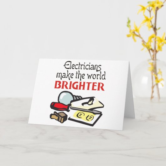 Elektricus Kaart (Gele Bloem)