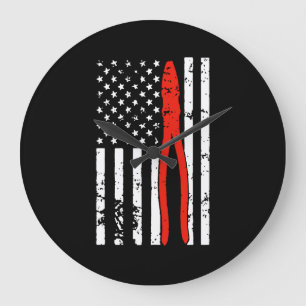 Elektricus met Amerikaanse vlag Grote Klok