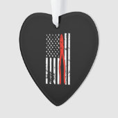 Elektricus met Amerikaanse vlag Ornament (voorkant)