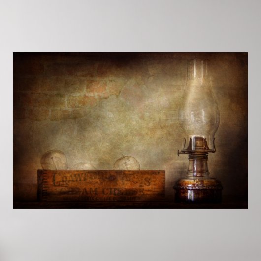 Elektricus - Verbeteringen in verlichting Poster (Voorkant)