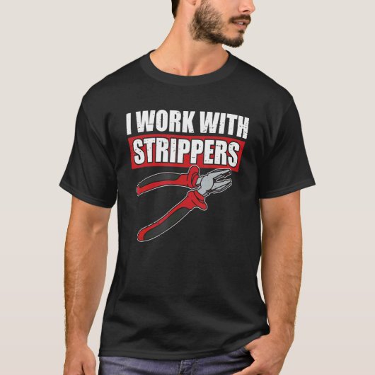 Elektricus voor mannen Papa Electronics Engineer H T-shirt (Voorkant)