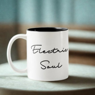 Elektrieke Ziel – Inspirerende Quote Tweekleurige Koffiemok