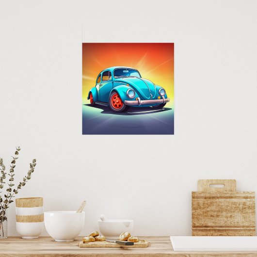 Elektrificeer je rit: de Herbie Rides Experience Poster (Keuken)