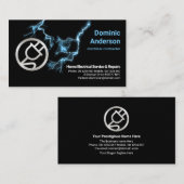 Elektrificeerde Elektrische Elektrische Elektrisch Visitekaartje (Voorkant / Achterkant)