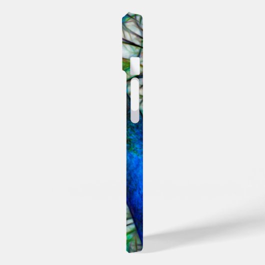 Elektrificeerde Peacock Head Case-Mate iPhone Case (Achterkant / Links)
