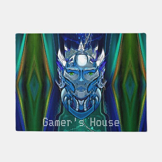 Elektrificeerde robotische kop deurmat (Voorkant)