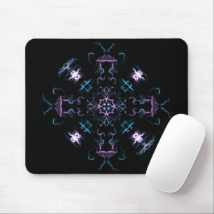 Elektrificerend Paars en blauw Mandala Muismat