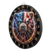 Elektrificerende Beer Spirit of the Wild Dartbord (Voorkant Rechts)