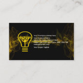 Elektrificerende Gele Gele Lichte Plug van de Golf Visitekaartje (Achterkant)