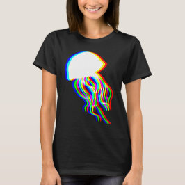 Elektrificerende kwal EDM Rave Silhouette Vrouwen T-shirt