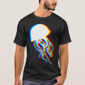 Elektrificerende kwal EDM Raver Silhouette T-shirt (Voorkant)