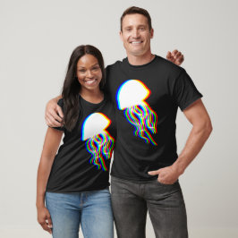 Elektrificerende kwal EDM Raver Silhouette T-shirt