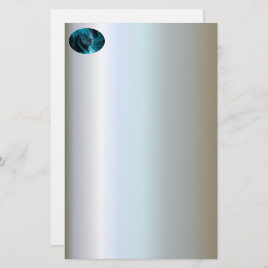 Elektrificerende Magische Vrouw Fantasy Briefpapier (Voorkant / Achterkant)