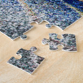 Elektrificerende Tijger In De Nacht Legpuzzel (Zijkant)
